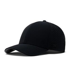 NEW MELIN Hydro A-Game Black Baseball Cap Performance Snap Back Classic Fit BLK